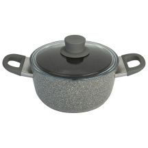 BALLARINI Murano-Topf mit Deckel, Granit, 20 cm, 75002-939-0