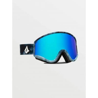 5. Volcom YAE LAGOON TIE-DYE/BLUE CHROME Damen/Herren Snowboardbrille (VG0722310)