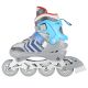 5. NH18192 4in1 GRAU-BLAU GRÖSSE M (34-38) ROLLSCHUHE MIT HOCKEY-ÄRMEL NILS EXTREME