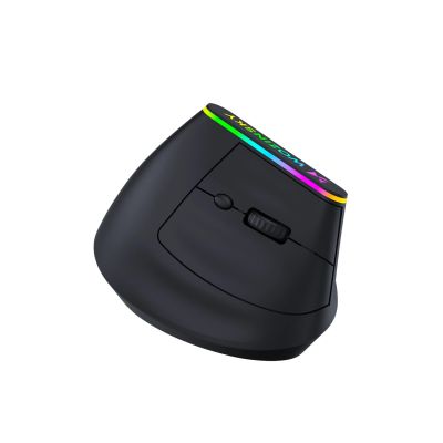 5. Wozinsky WMG-1164 Kabellose, vertikale, ergonomische Gaming-Maus mit 3600 DPI und RGB-Hintergrundbeleuchtung – Schwarz