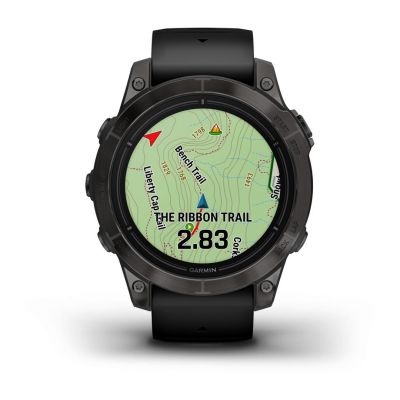 7. Garmin EPIX PRO g2 47 mm Saphir Carbongrau DLC Tit. Schwarz