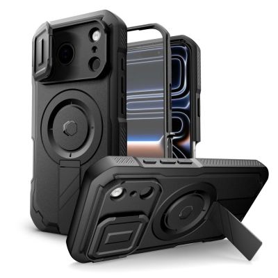 Tech-Protect Kevlar MagSafe Hülle für iPhone 17 Pro - Schwarz