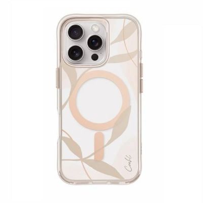 Uniq Coehl Verdure Magnetische Ladehülle für iPhone 16 Pro – transparent