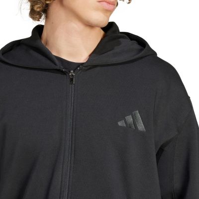 5. adidas Herren All Szn Fleece Full-Zip Hoodie Schwarz IX1249