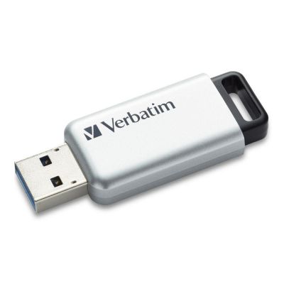 4. Verbatim Secure Pro USB-Stick 16 GB USB Typ-A 3.2 Gen 1 Silber