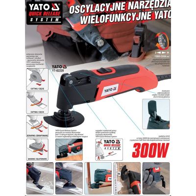 4. YATO 300W Multifunktionswerkzeug