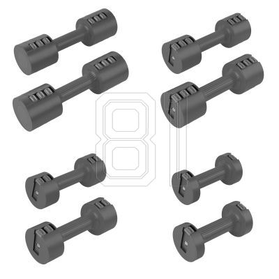 4. Verstellbare Hanteln 2x 2,5 kg Spokey Multibell SPK-944195