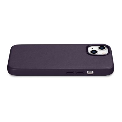 10. iCarer Case Lederhülle für iPhone 14 Dunkellila (WMI14220705-DP) (MagSafe-kompatibel)