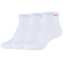 Skechers 3PPK Wm Mesh Ventilation Quarter Socken SK42022-1000 Weiß 35-38