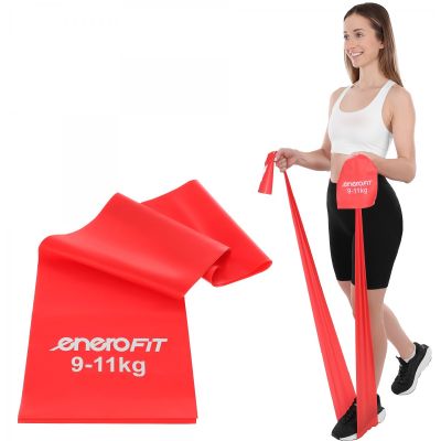 Trainingstape für Pilates-Übungen, 2000 x 150 x 0,30 mm, 9–11 kg, rot