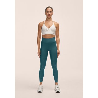 3. CASALL Damen-Leggings mit Grafikmuster und hohem Bund, Grün