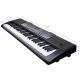 MQ 6136L KEYBOARD-Orgel mit Mikrofon für Kinder
