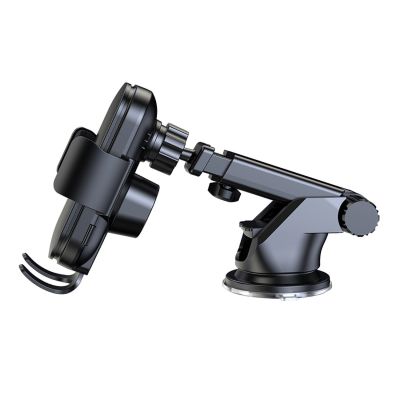 3. Wozinsky WUMID Auto-Armaturenbrett-Telefonhalterung mit 15 W induktivem Ladegerät, Schwarz