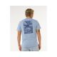 3. Herren RIP CURL Keep On Trucking Kurzarm-T-Shirt Blau