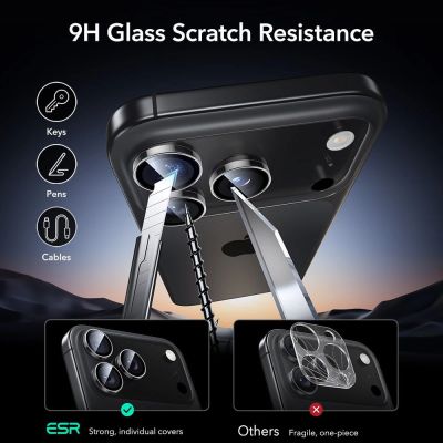 7. ESR Armorite Kameraschutz für iPhone 14 Pro / Pro Max / 15 Pro / Pro Max / 16 Pro / Pro Max / 17 Pro / Pro Max – Klar