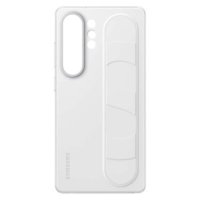 5. Samsung Standing Grip Case EF-GS938CWEGWW Silikonhülle mit Halterung/Ständer für Samsung Galaxy S25 Ultra - Weiß