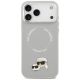 3. Karl Lagerfeld Karl & Choupette Pins MagSafe Case für iPhone 17 Pro - Grau
