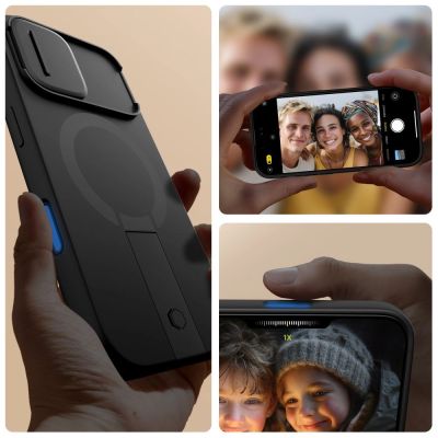 2. Tech-Protect Kevlar Aura MagSafe Case für iPhone 17 - Schwarz