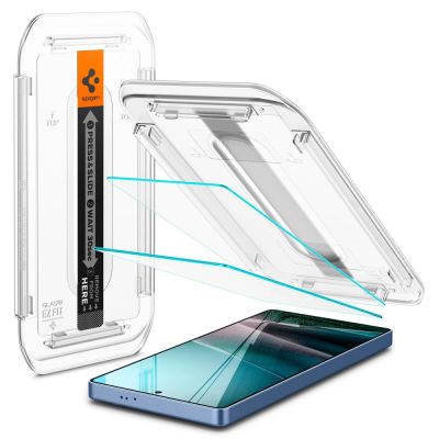 2. Spigen Glas.tR EZ FIT Panzerglas 2er-Pack für Samsung Galaxy S25 Ultra – transparent