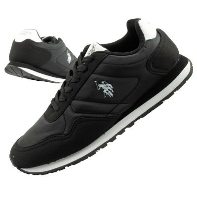 US Polo Assn Sportschuhe, Sneaker für Herren, modisch, bequem, schwarz
