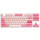 9. Ducky One 3 TKL Gossamer Pink Gaming-Tastatur USB US-Englisch Pink, Weiß