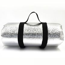 Faltbare Campingmatte aus Aluminium, 190 x 60 cm, Enero Camp