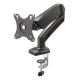 5. Deltaco ARM-534 Monitorhalterung/Ständer 68,6 cm (27") Schreibtisch Schwarz