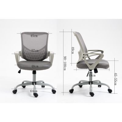22. Activejet YK507 Bürostuhl grau