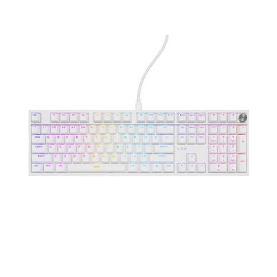 10. Tastatur GENESIS THOR 404 universal USB QWERTY Englisch Weiß