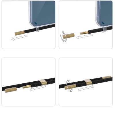 4. Tech-Protect FlexAir Chain-Hülle mit MagSafe für iPhone 15 Pro – Schwarz und Beige