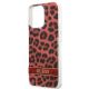6. Guess GUHCP13LHSLEOR iPhone 13 Pro / 13 6.1" rot/roter Hardcase Leopard