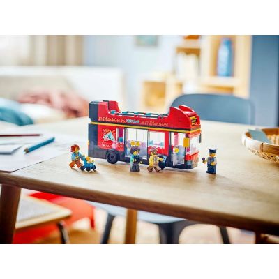 9. LEGO City 60407 Roter Doppeldeckerbus