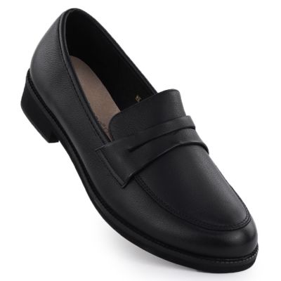 Damen-Lederloafer in Schwarz Sergio Leone MK25112-S