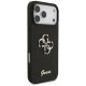 4. Guess Fixed Glitter Big 4G Hülle für iPhone 17 Pro Max - Schwarz