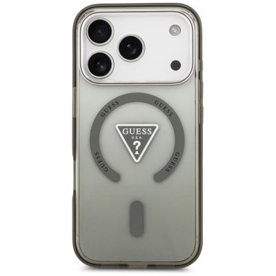 3. Guess IML Gradient Triangle Logo MagSafe Hülle für iPhone 17 Pro Max - Grün