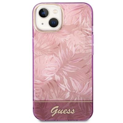 3. Ratet Guess , GUHCP14MHGJGHP iPhone 14 Plus 6,7 "rosa / rosa Hardcase Jungle Collection