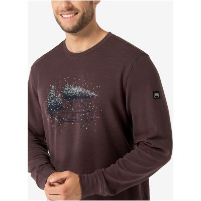 4. Herren-Sweatshirt SUPER.NATURAL M Lantree Crew, violett