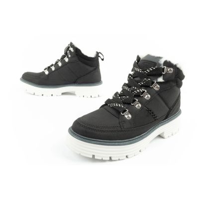 8. O'Neill Winterstiefel Damen Wanderstiefel Stiefeletten modisch Schwarz Weiß