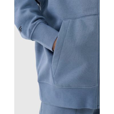 5. Jungen-Sweatshirt mit Reißverschluss und Kapuze 4F 4FJRSS25TSWSM2042-32S