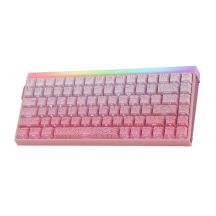 HERO84 HE PINK+Gradient+Contour Tastatur mit Dragon King Schaltern RGB AULA