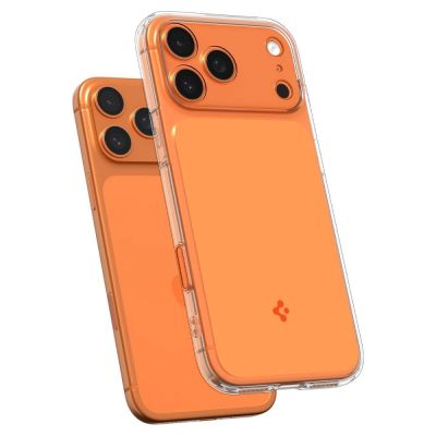 6. Spigen Thin Fit MagSafe Hülle für iPhone 17 Pro – Transparentes Orange