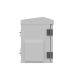 5. 10" HERMETISCHER IP55 WAND-/MAßMONTIERSCHRANK 320X220X300 GRAU LANBERG (MONTIERT)