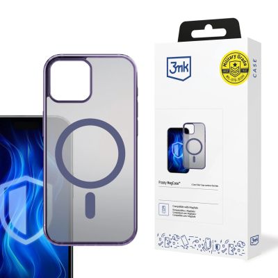 3mk Frosty MagCase lila Hülle für Apple iPhone 15 Plus - lila