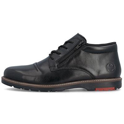 3. Bequeme Herren-Ankle-Boots aus Leder, gefüttert, schwarz, Rieker 10504-00