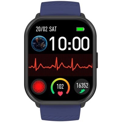 7. Smartwatch Gravity Schwarzes Armband + Armband GT43-5