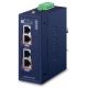 PLANET IPOE-270-12V Netzwerk-Switch mit PoE-Unterstützung, Blau