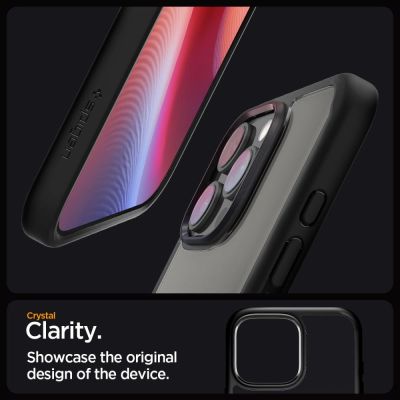 12. Spigen Ultra Hybrid-Hülle für iPhone 16 Pro – mattschwarz