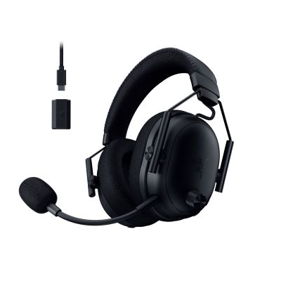 3. Razer BlackShark V3 Pro Kabelgebundenes & Kabelloses Gaming-Headset mit Bügel, USB Typ-C, Bluetooth, Schwarz
