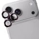 6. 3MK Lens Protection Pro Schwarzes gehärtetes Glas für iPhone 18 Pro / 18 Pro Max – Burgunderrot