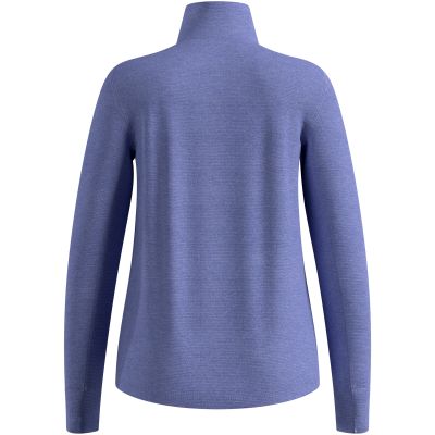 3. Odlo Midlayer-Fleecejacke mit durchgehendem Reißverschluss GRID FLEECE, blau